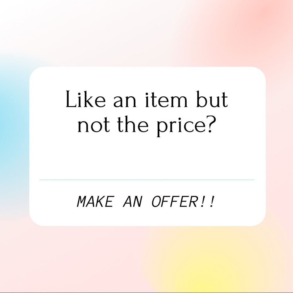 Make an offer!